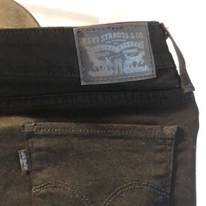 Levi 711 skinny black jeans